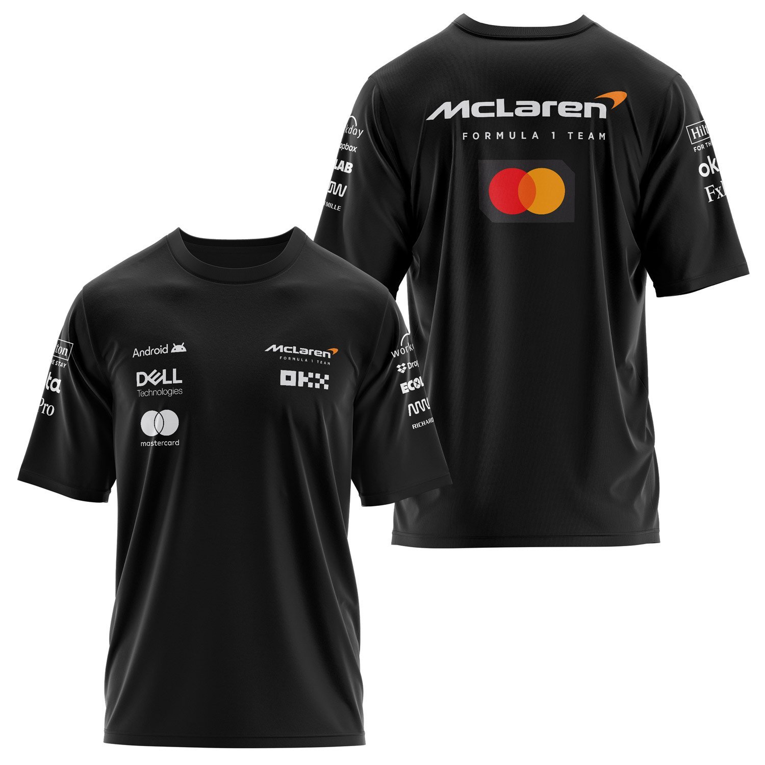 McLaren Racing Teamline White Oversize Tişört