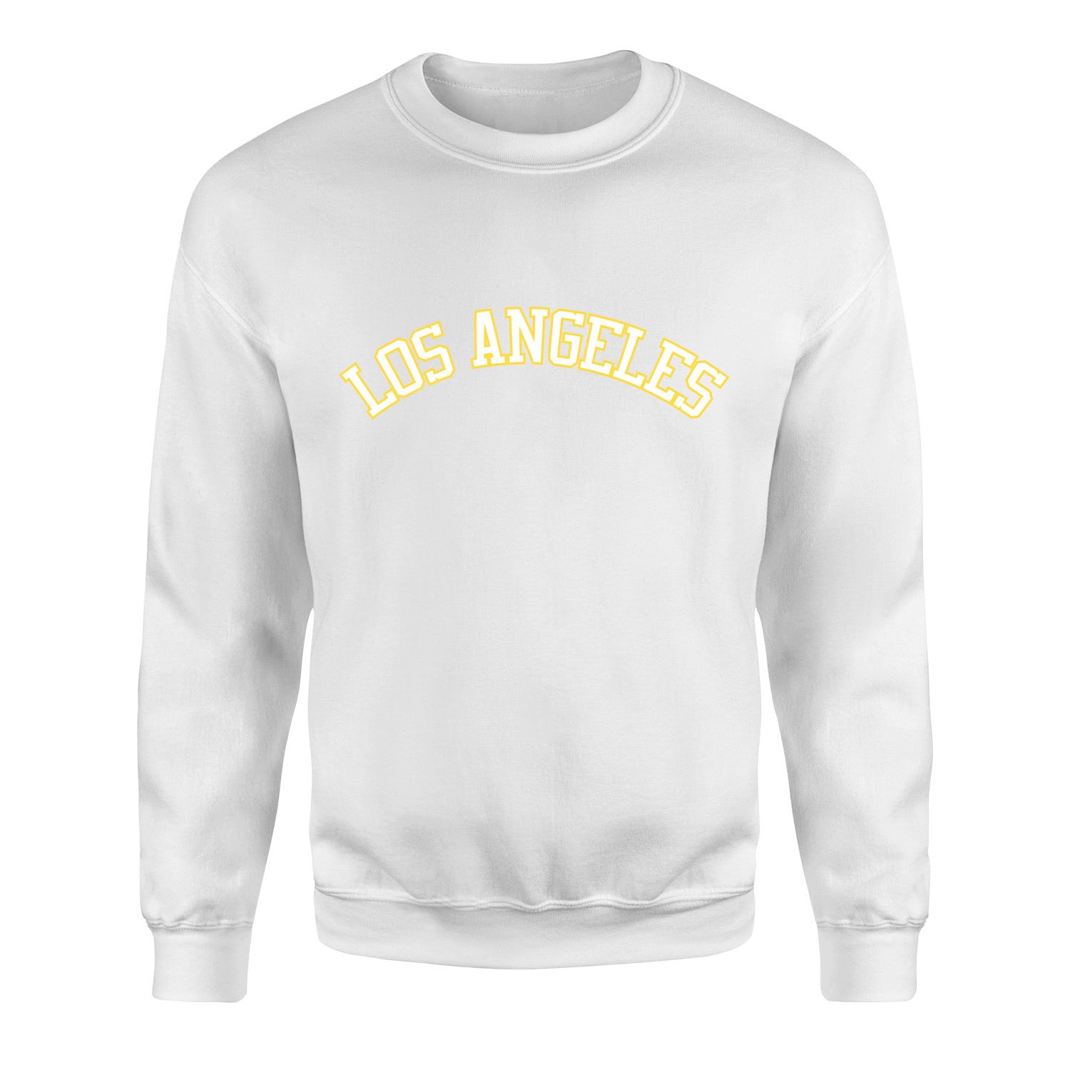 Los Angeles Sweatshirt L - Beyaz