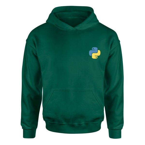 Python Icon Hoodie S - Nefti Yeşili