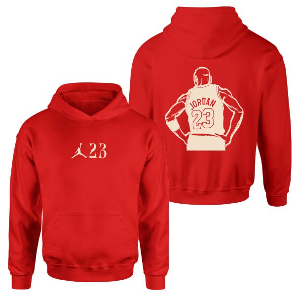 MJ 23 Unstoppable Cream |  Air Jordan Hoodie S - Kırmızı