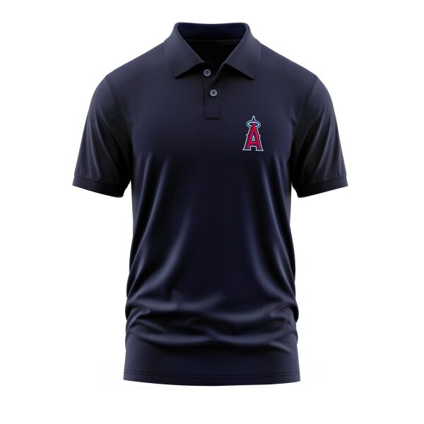 Los Angeles Angels Polo Tişört L - İndigo Mavisi