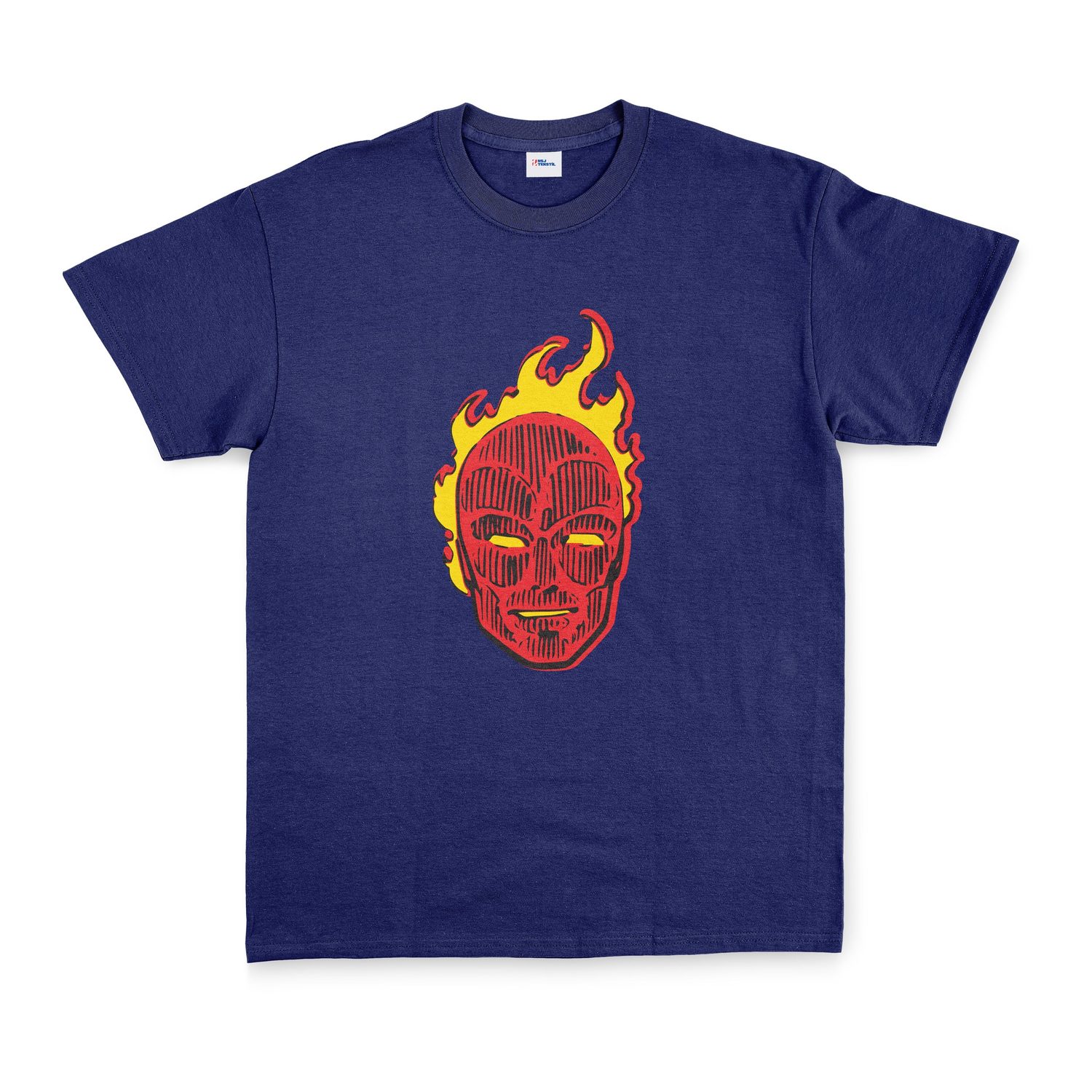 Human Torch Tişört M - İndigo Mavisi | OUTLET