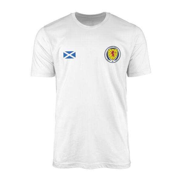 İskoçya FF Tişört XL - Beyaz