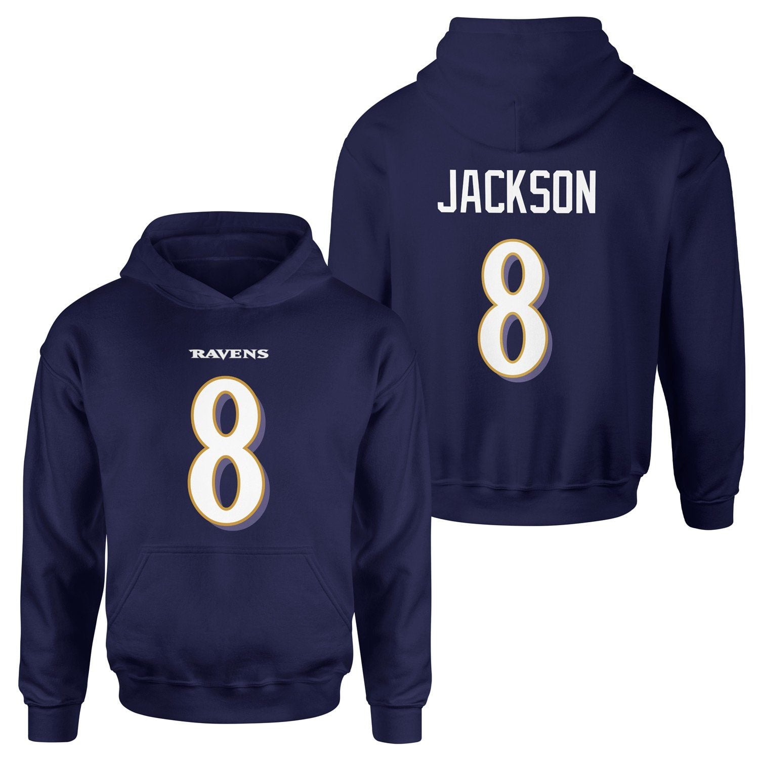 Lamar Jackson Baltimore Ravens Hoodie S - Lacivert