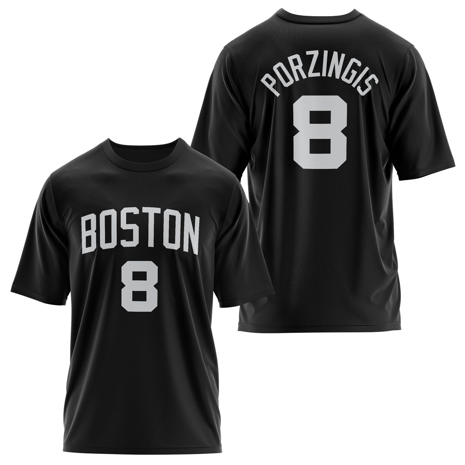 Kristaps Porzingis 24/25 Forma Oversize Tişört L - Siyah