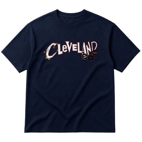 Cleveland The Land Oversize Tişört