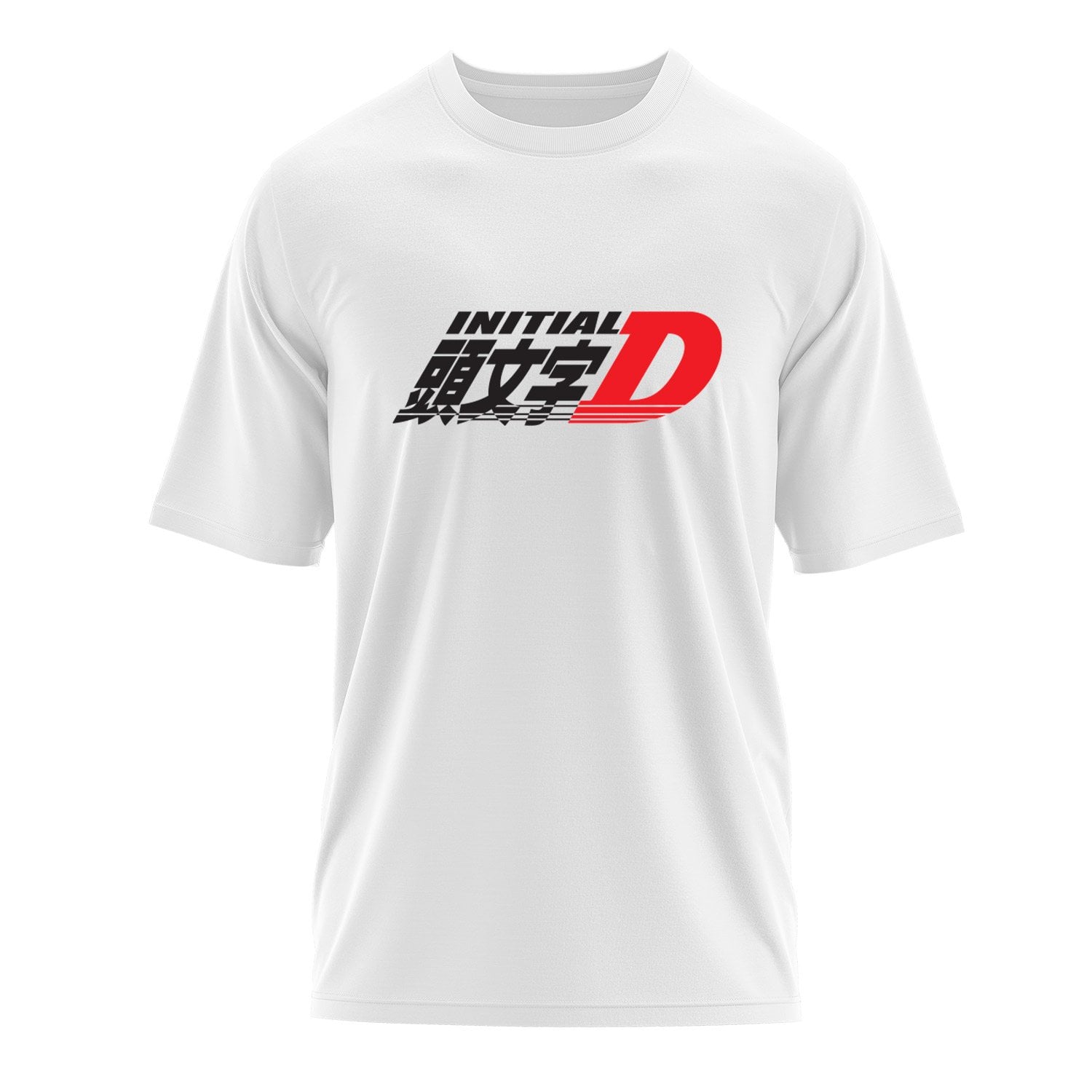 Initial D Oversize Tişört L - Beyaz