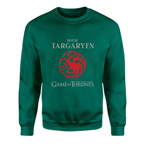 House Targaryen Sweatshirt M - Nefti Yeşili