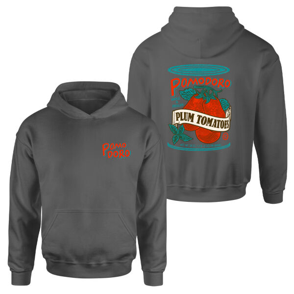 Pomodoro Whole & Peeled Hoodie M - Füme