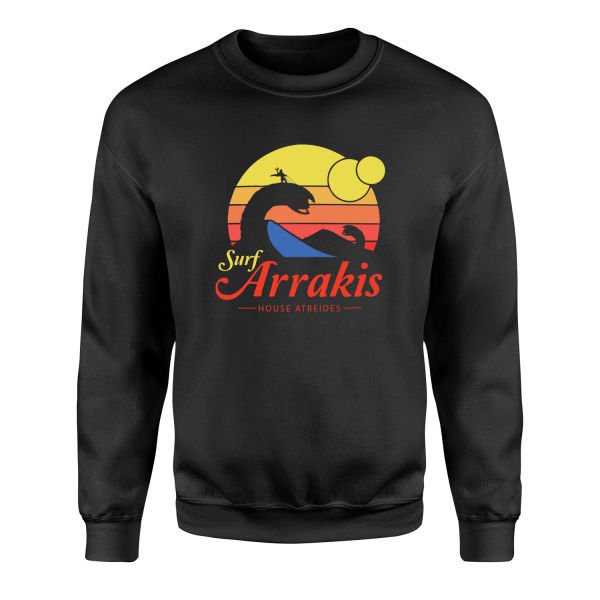 Surf Arrakis Sweatshirt XL - Siyah