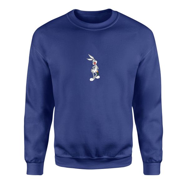 Bugs Bunny Sweatshirt M - İndigo Mavisi