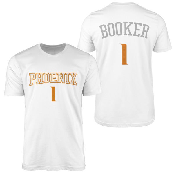 Devin Booker Phoenix Forma Tişört XL - Beyaz