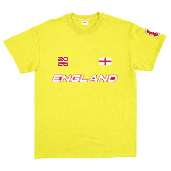 İngiltere 2026 Tişört XL - Sarı