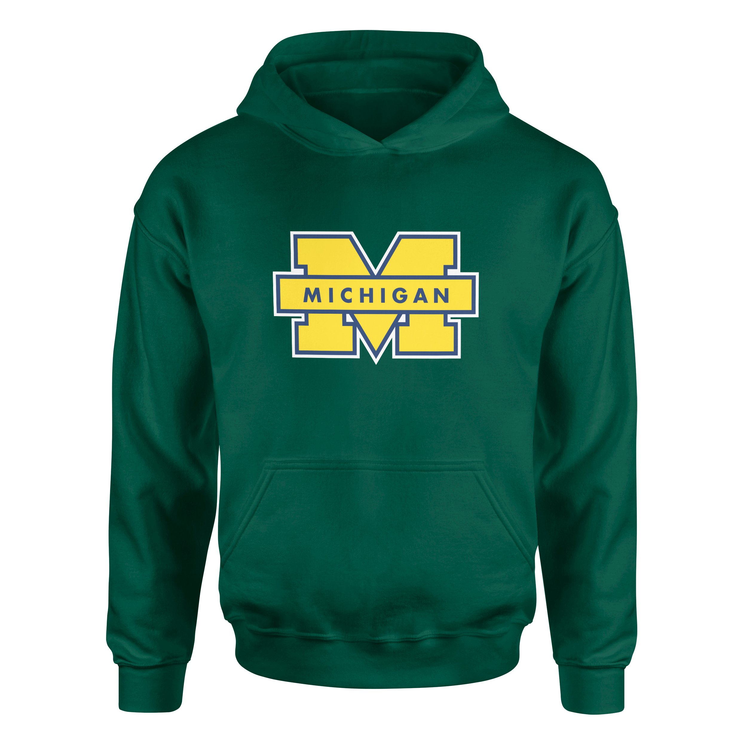 Michigan Wolverines Hoodie XXL - Nefti Yeşili