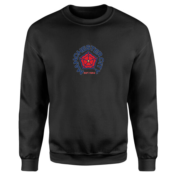 MAN City 1894 Sweatshirt S - Siyah