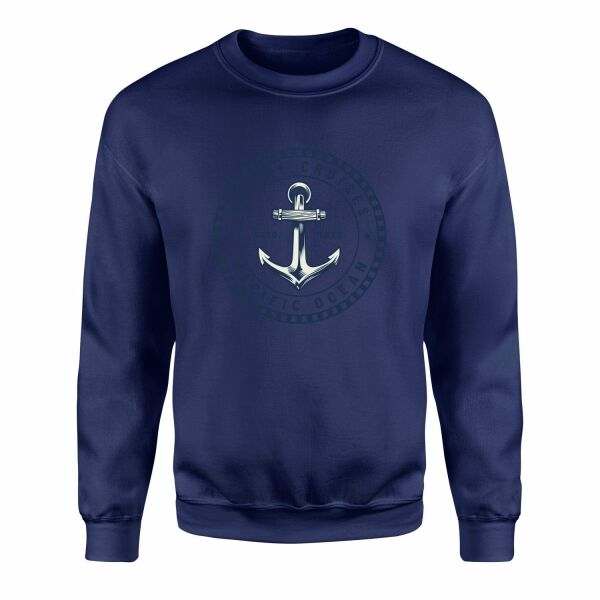 Marine Cruises Pacific Ocean Sweatshirt S - Lacivert