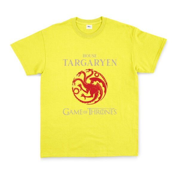House Targaryen Tişört M - Sarı