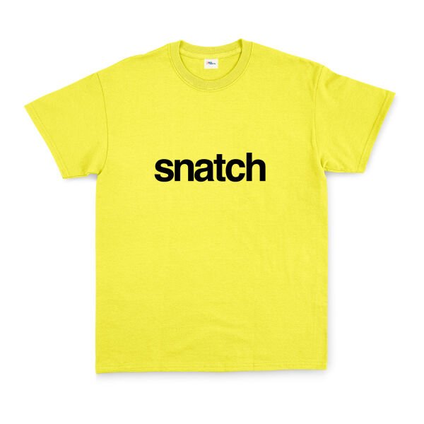 snatch. Tişört XL - Sarı