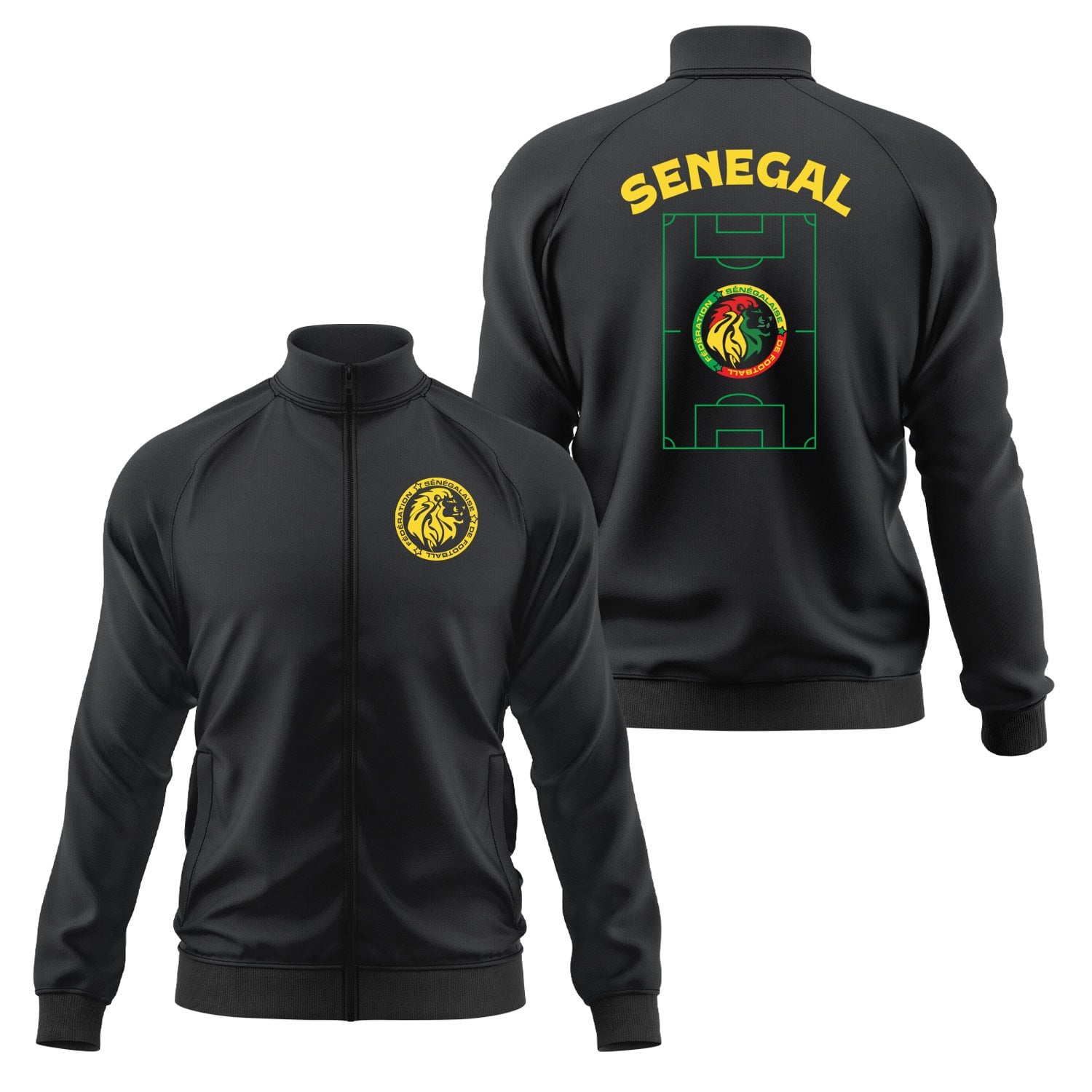 Senegal Dünya Kupası 2026 Fermuarlı Sweatshirt