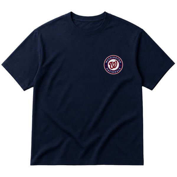Washington Nationals Oversize Tişört M - İndigo Mavisi