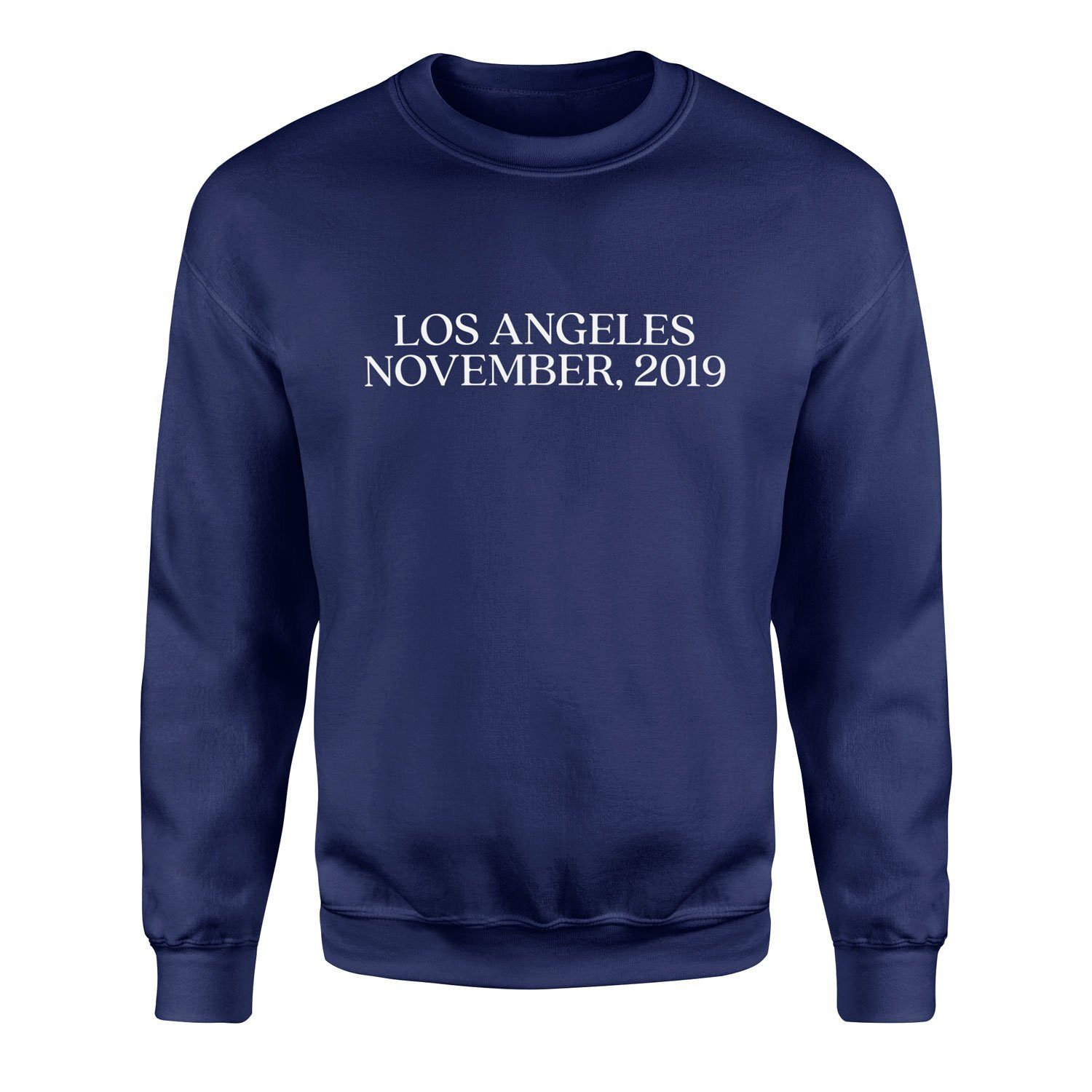 LOS ANGELES, NOVEMBER, 2019 Sweatshirt S - İndigo Mavisi