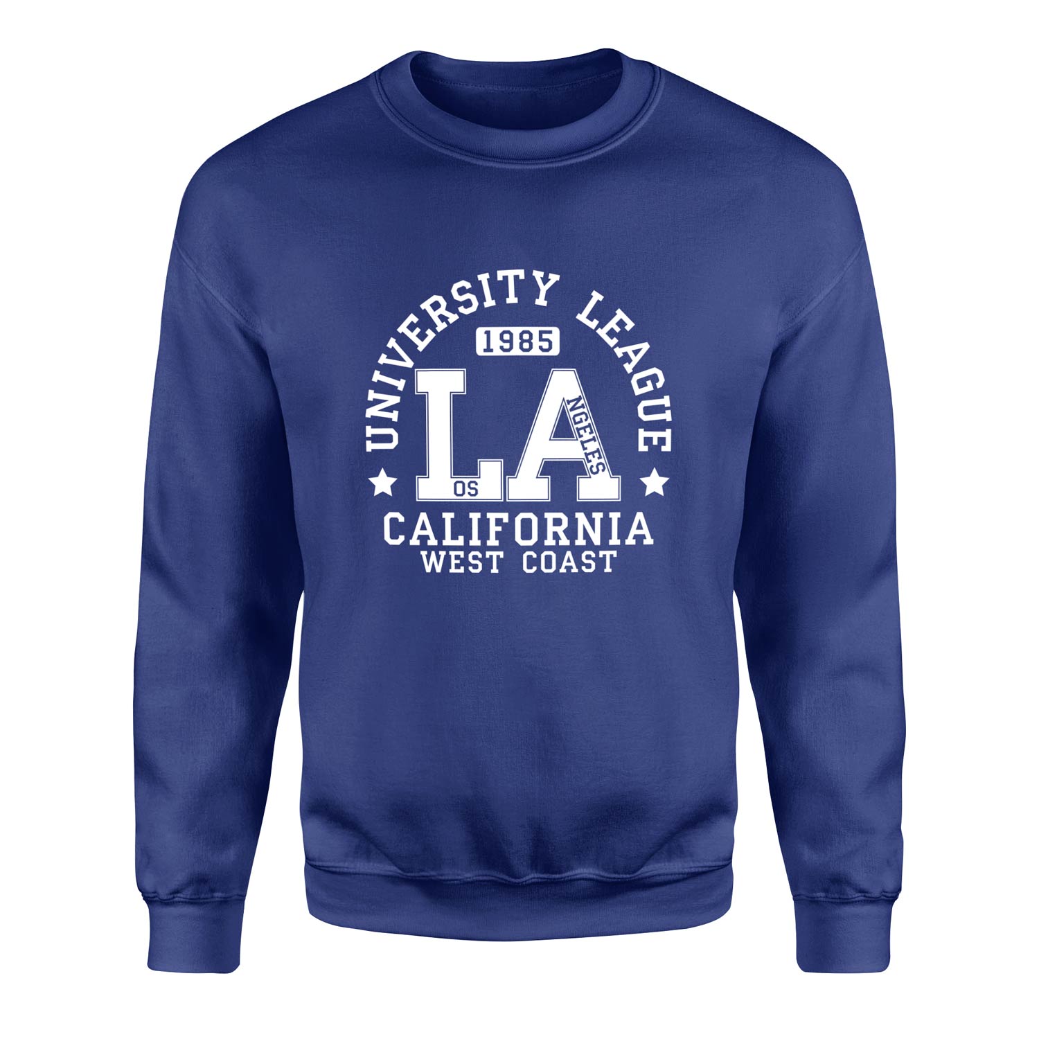 LA University League Sweatshirt S - İndigo Mavisi