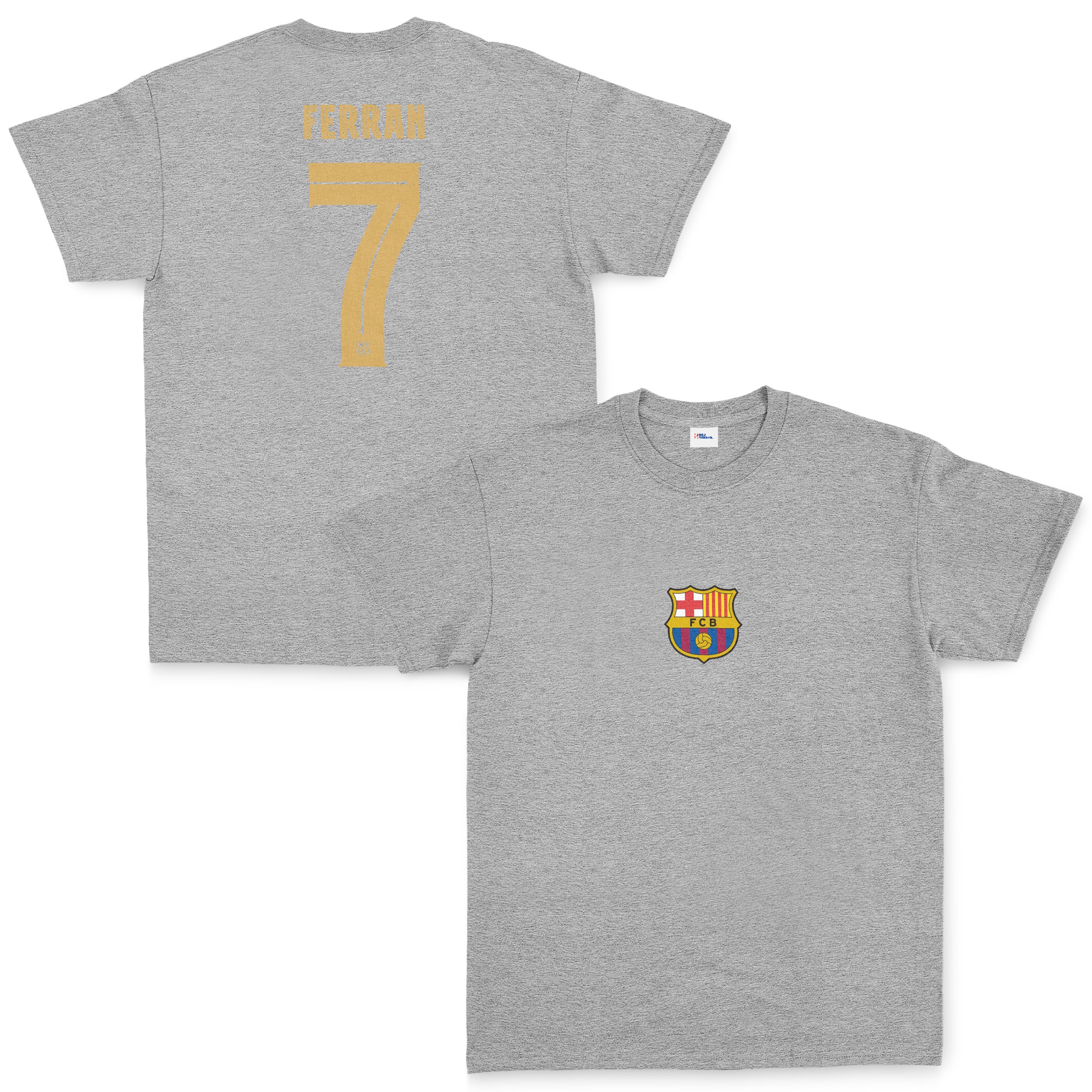 Ferran Torres Barcelona Forma Tişört XL - Gri