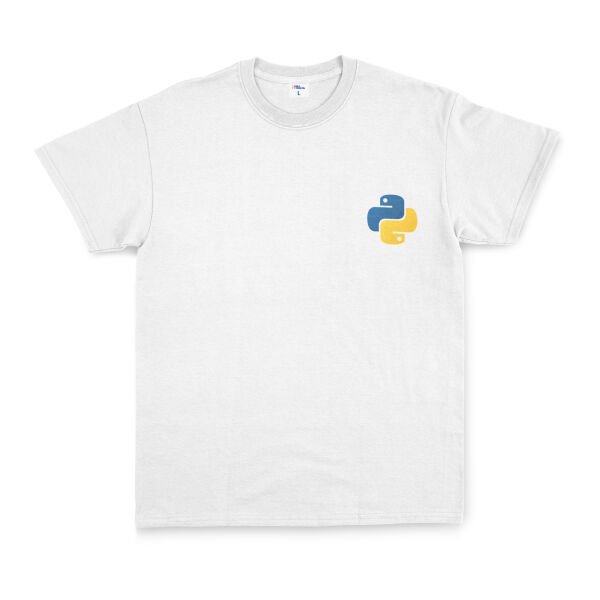 Python Icon Tişört XXL - Beyaz