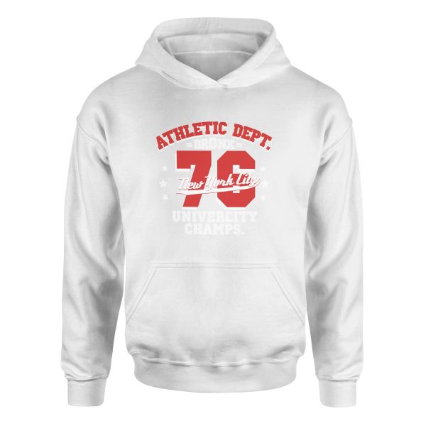 Bronx 76 NYC Hoodie L - Beyaz