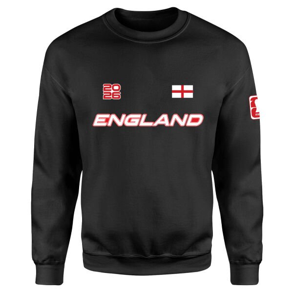 İngiltere 2026 Sweatshirt S - Siyah