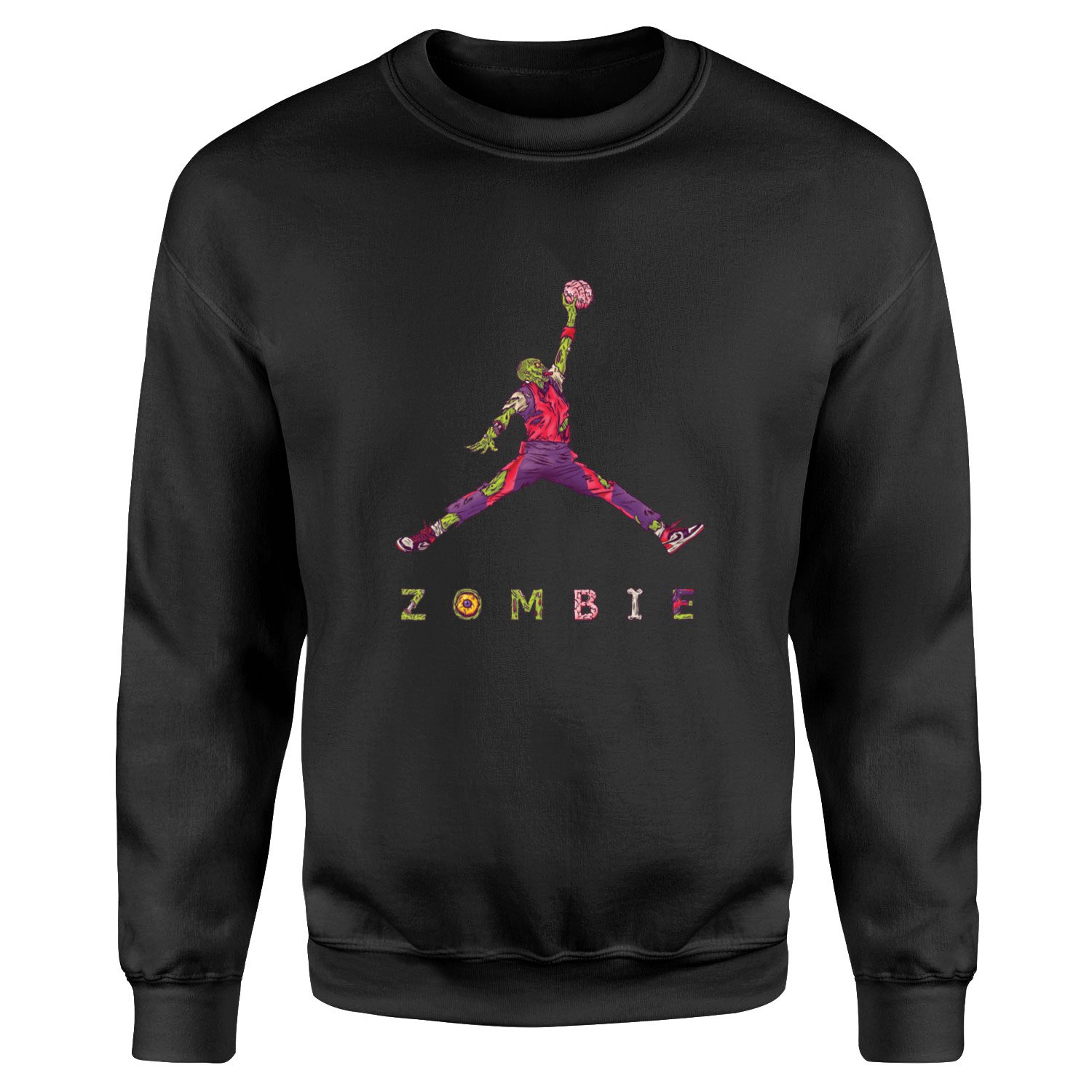 Air Jordan Zombie Sweatshirt S - Siyah