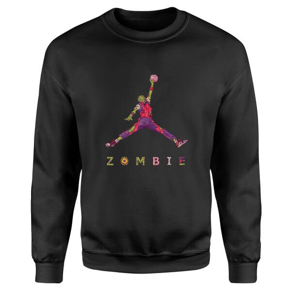 Air Jordan Zombie Sweatshirt S - Siyah