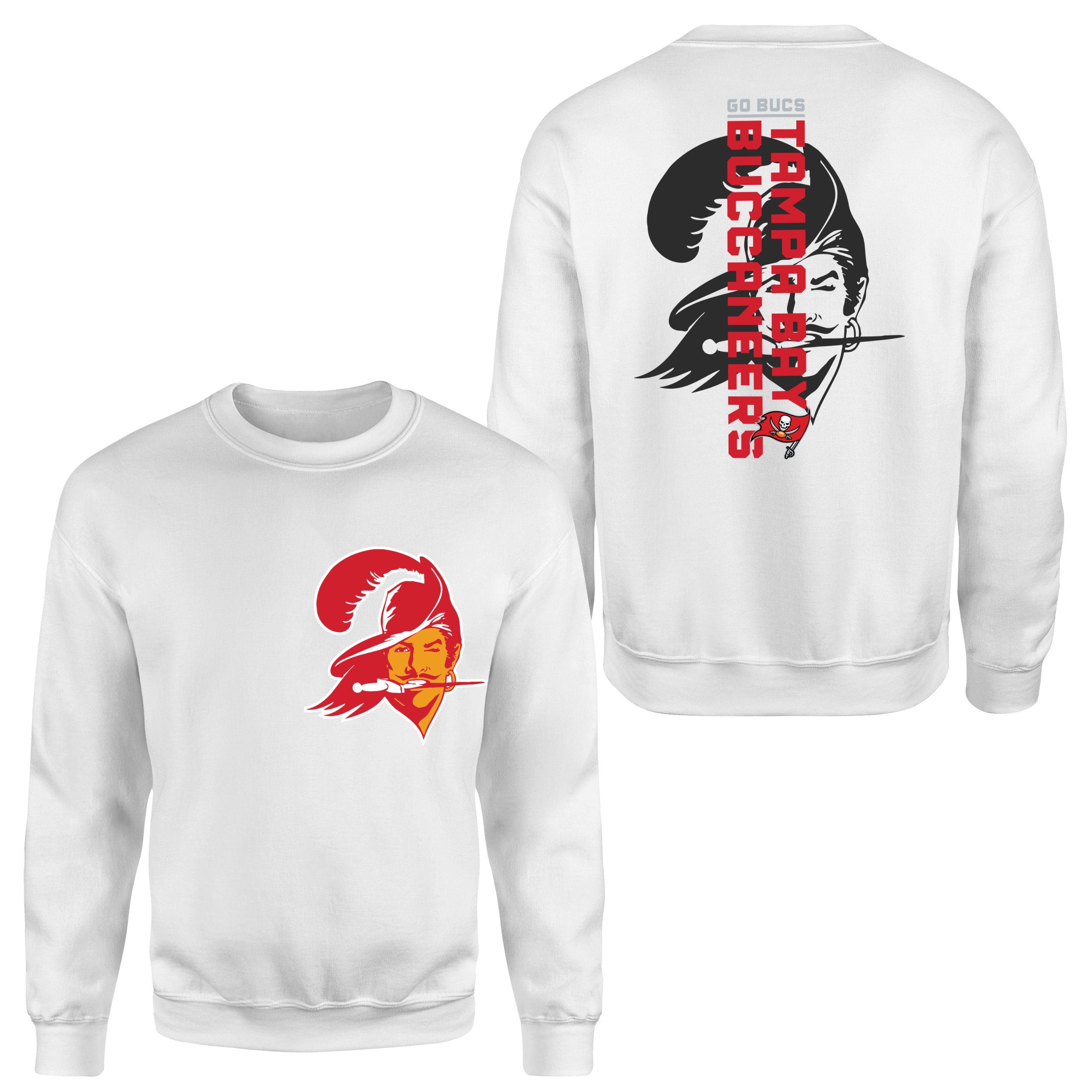 Tampa Bay Buccaneers GO BUCS SE Edition Sweatshirt L - Beyaz