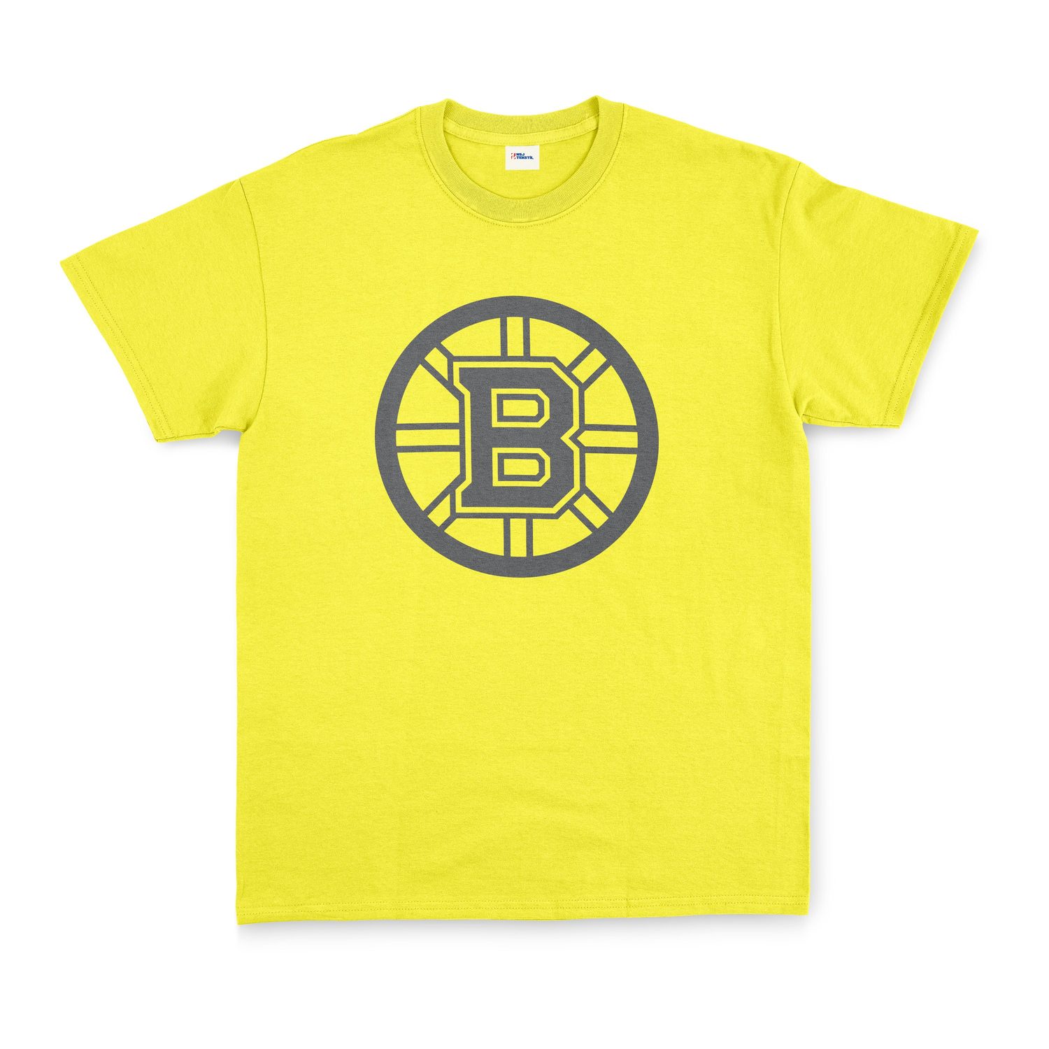 Boston Bruins Muted Black Tişört XL - Sarı