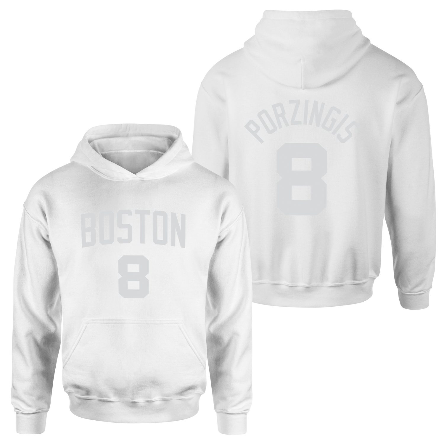 Kristaps Porzingis 24/25 Forma Hoodie XXL - Beyaz