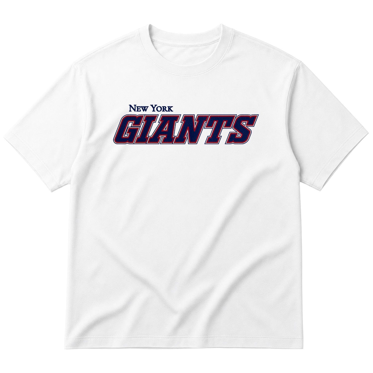 NEW YORK Giants Football Oversize Tişört M - Beyaz