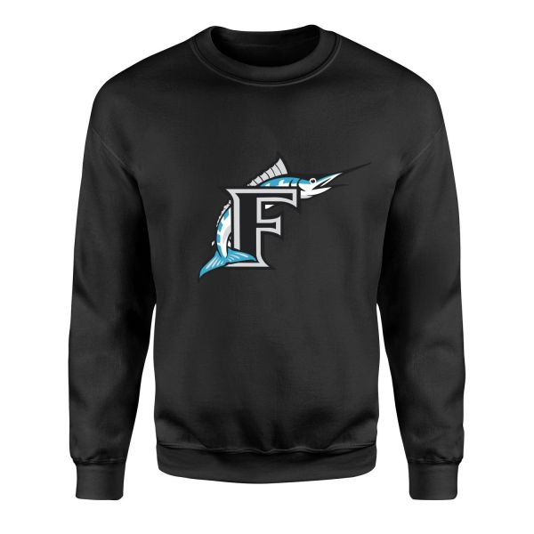 Florida Marlins Vintage Sweatshirt L - Siyah