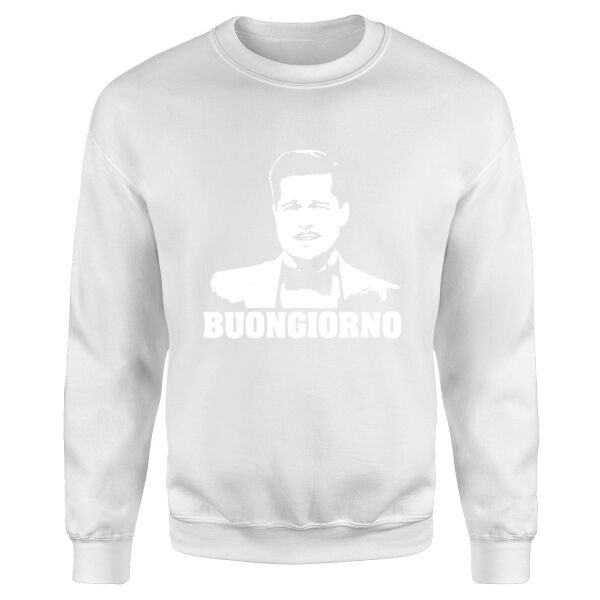 Buongiorno | Inglorious Basterds Sweatshirt M - Beyaz