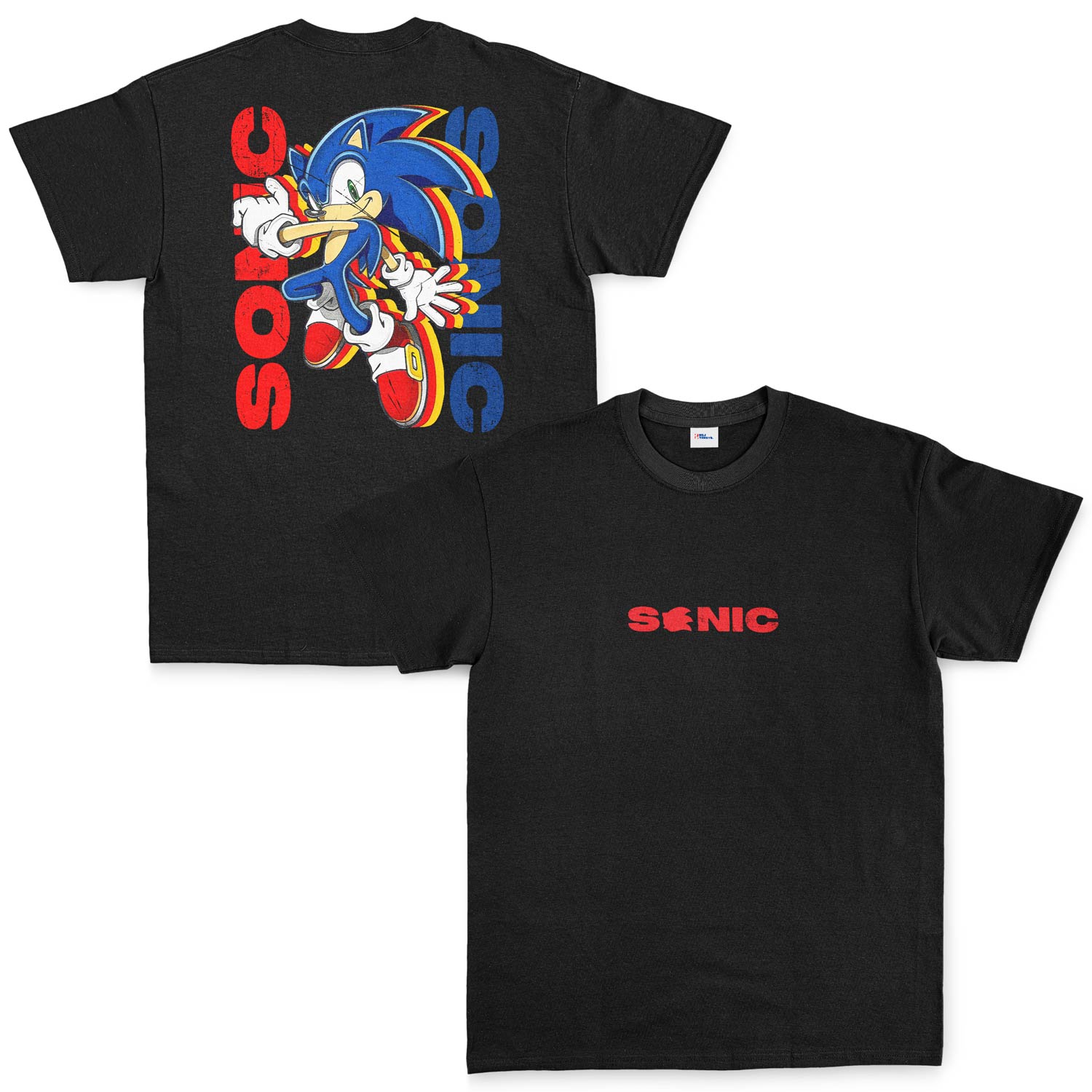 Sonic The Hedgehog Tişört M - Siyah | OUTLET