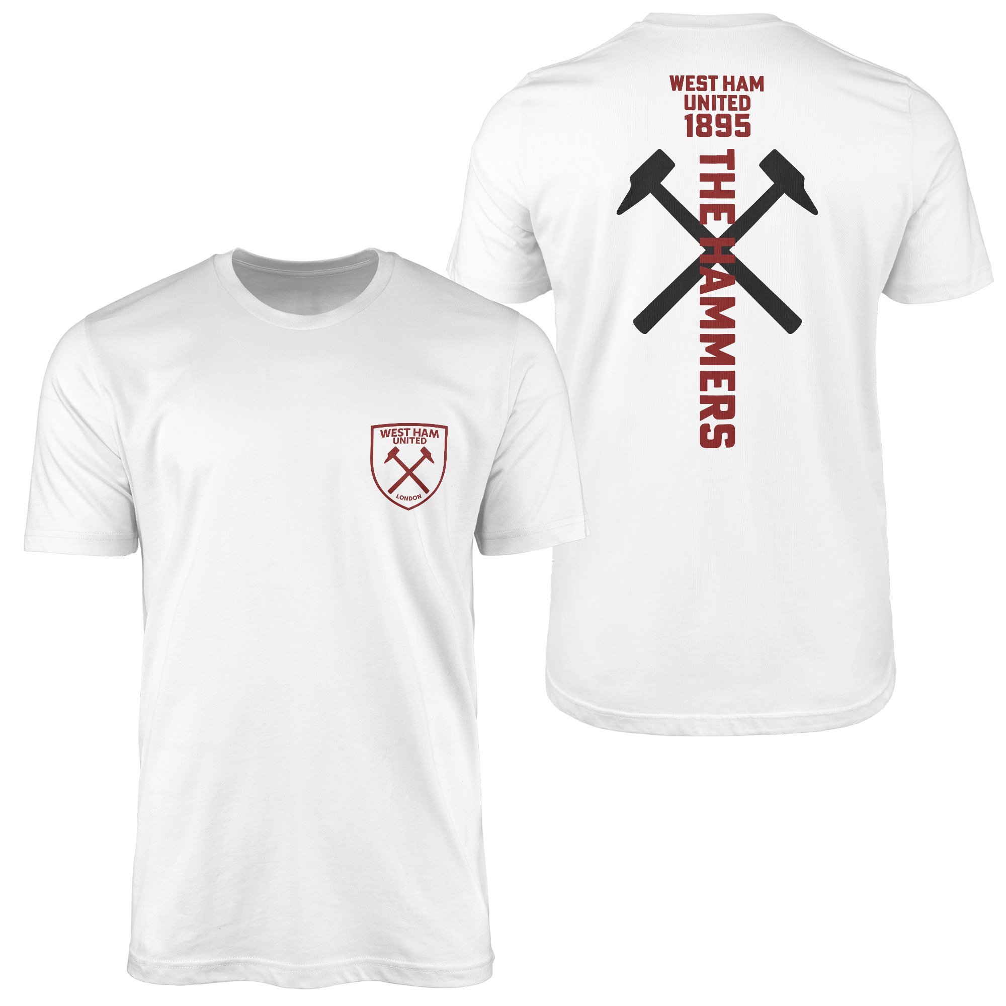 West Ham United | The Hammers Tişört L - Beyaz