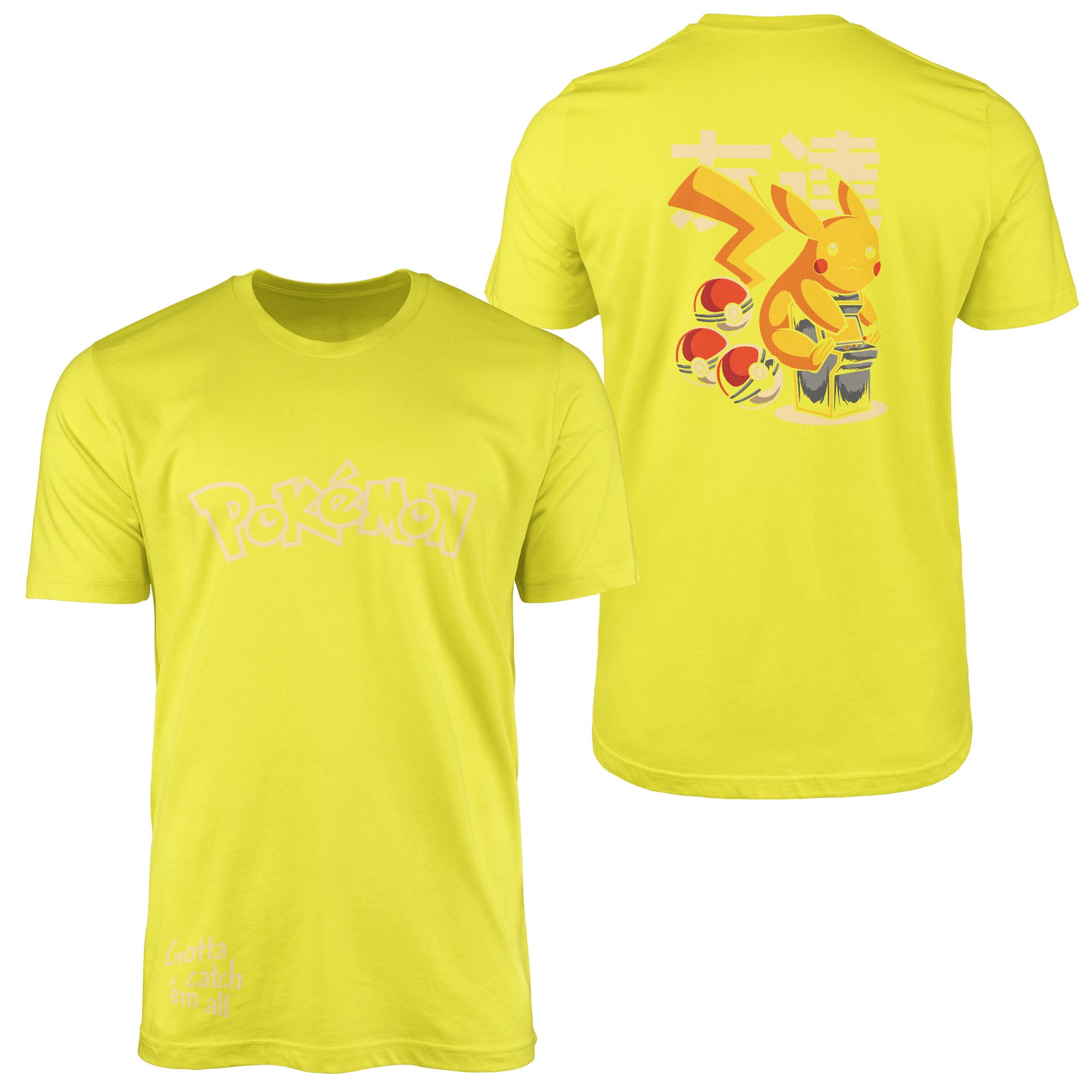 POKEMON Pikachu SE Tişört XL - Sarı