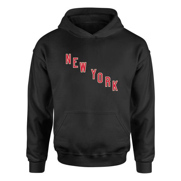 New York Rangers Shield Hoodie S - Siyah