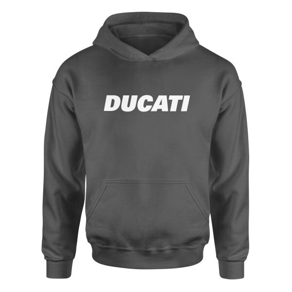 Ducati White Hoodie M - Füme