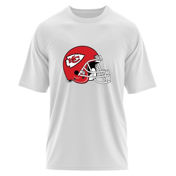 Kansas City Chiefs Helmet Oversize Tişört L - Beyaz