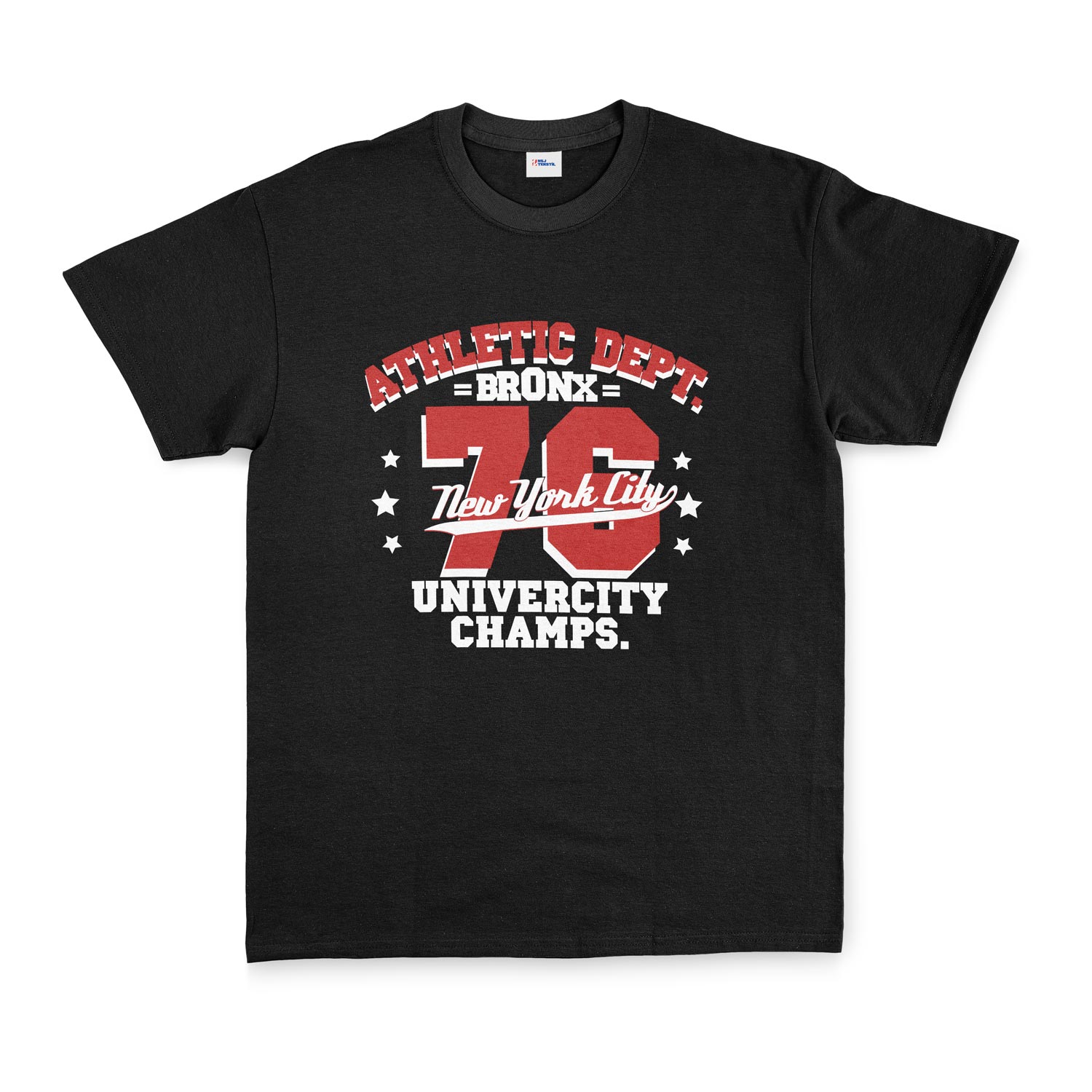 Bronx 76 NYC Tişört XL - Siyah