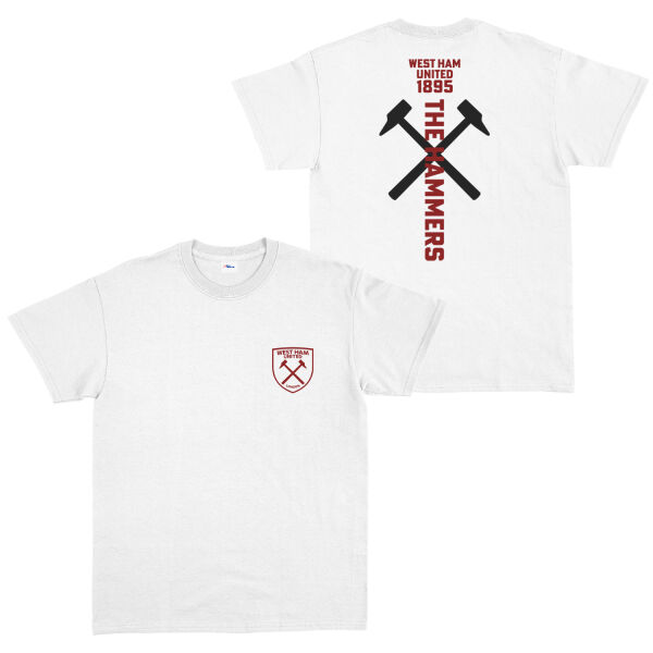 West Ham United | The Hammers Tişört XL - Beyaz