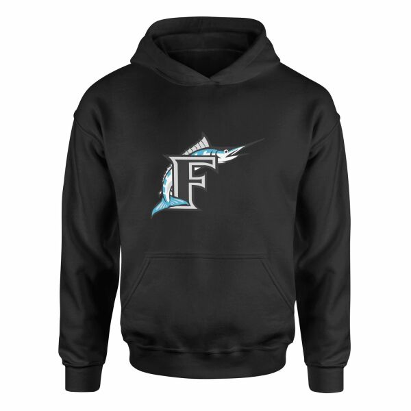 Florida Marlins Vintage Hoodie XL - Siyah