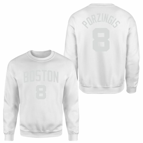 Kristaps Porzingis 24/25 Forma Sweatshirt XL - Beyaz