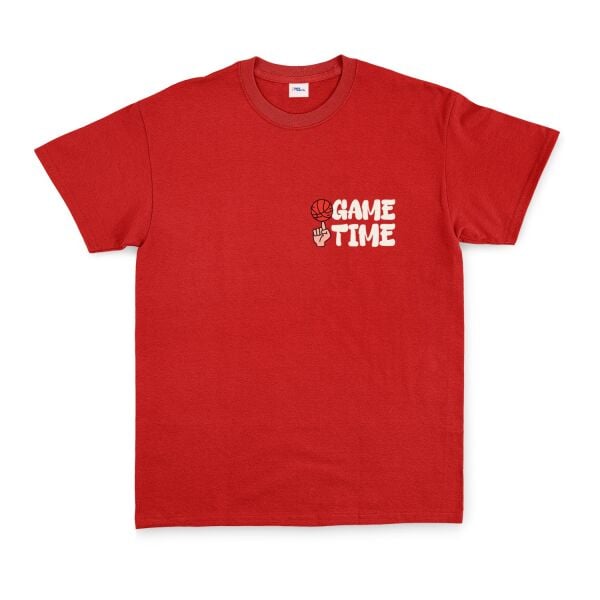 Game Time Tişört M - Kırmızı | OUTLET