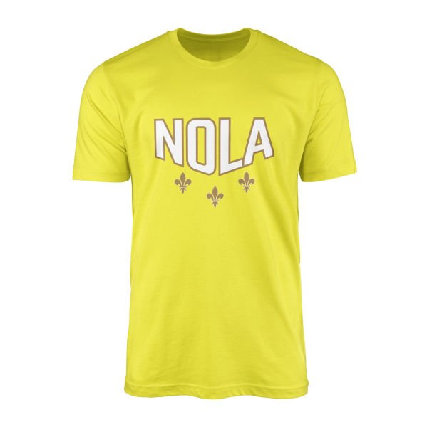 Fleur-de-lis New Orleans Tişört M - Sarı